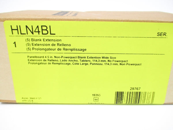 SQUARE D HLN4BL (PKG OF 5) NSFS
