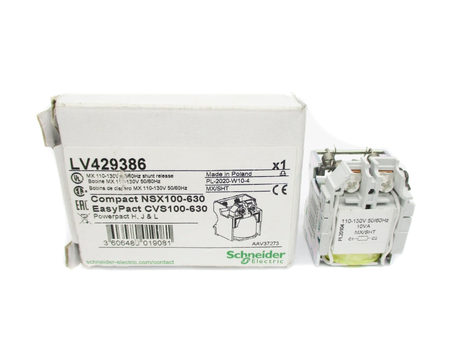 SCHNEIDER ELECTRIC LV429386 110-130V NSMP