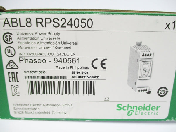 SCHNEIDER ELECTRIC ABL8RPS24050 100-50VAC 1.2A NSMP