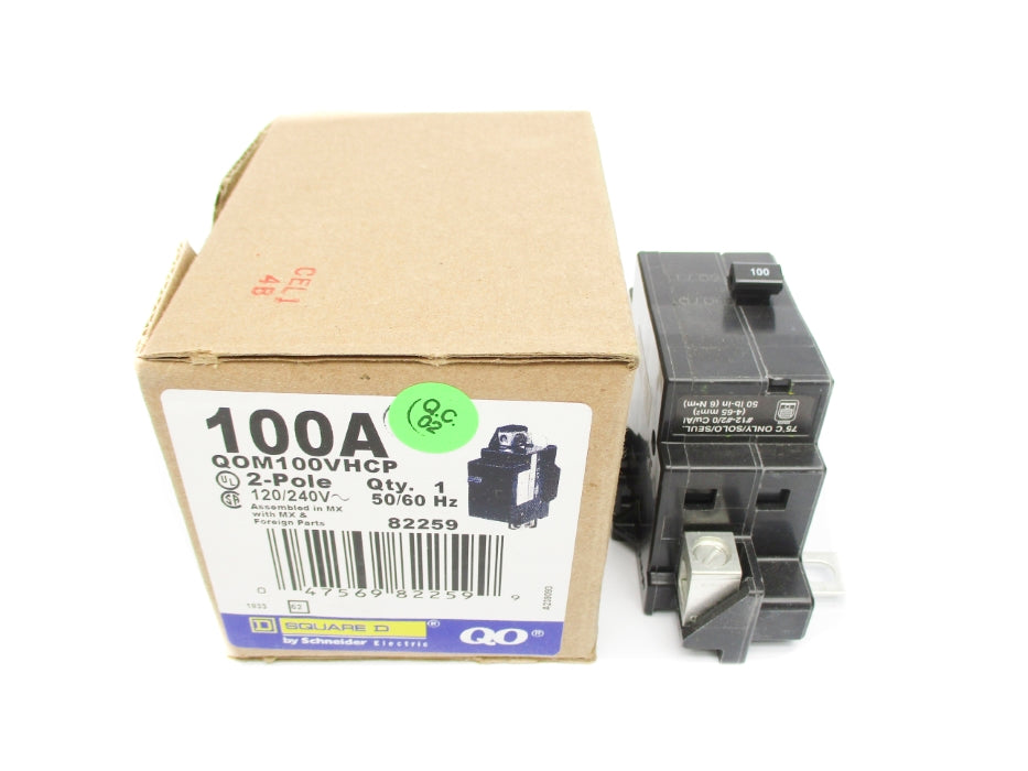 SQUARE D QOM100VHCP 120/240V 100A NSMP
