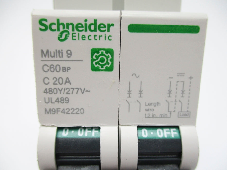 SCHNEIDER ELECTRIC M9F42220 277V 20A NSNP