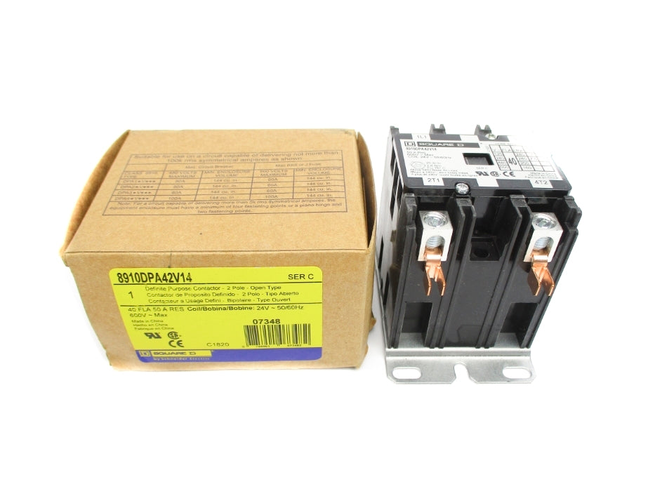 SQUARE D 8910DPA42V14 SER. C 24V 40A NSMP