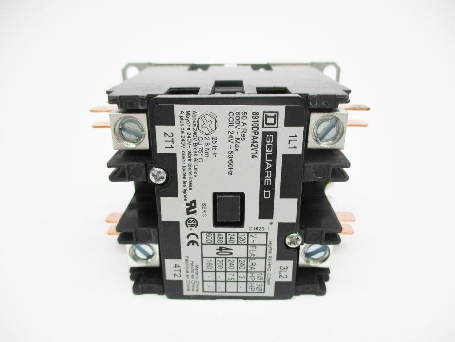 SQUARE D 8910DPA42V14 SER. C 24V 40A NSMP