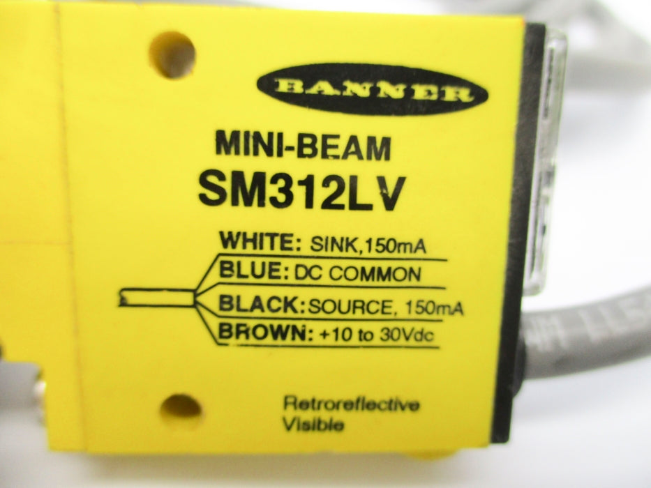 BANNER ENGINEERING SM312LV 10-30VDC NSNP