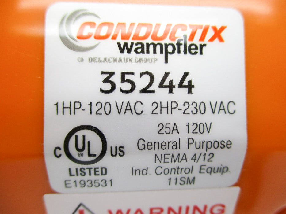 CONDUCTIX WAMPFLER 35244 120/230VAC 25A NSNP
