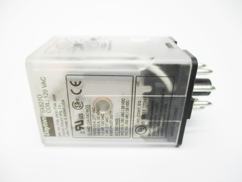 DAYTON 5X827O 120VAC 10A NSMP