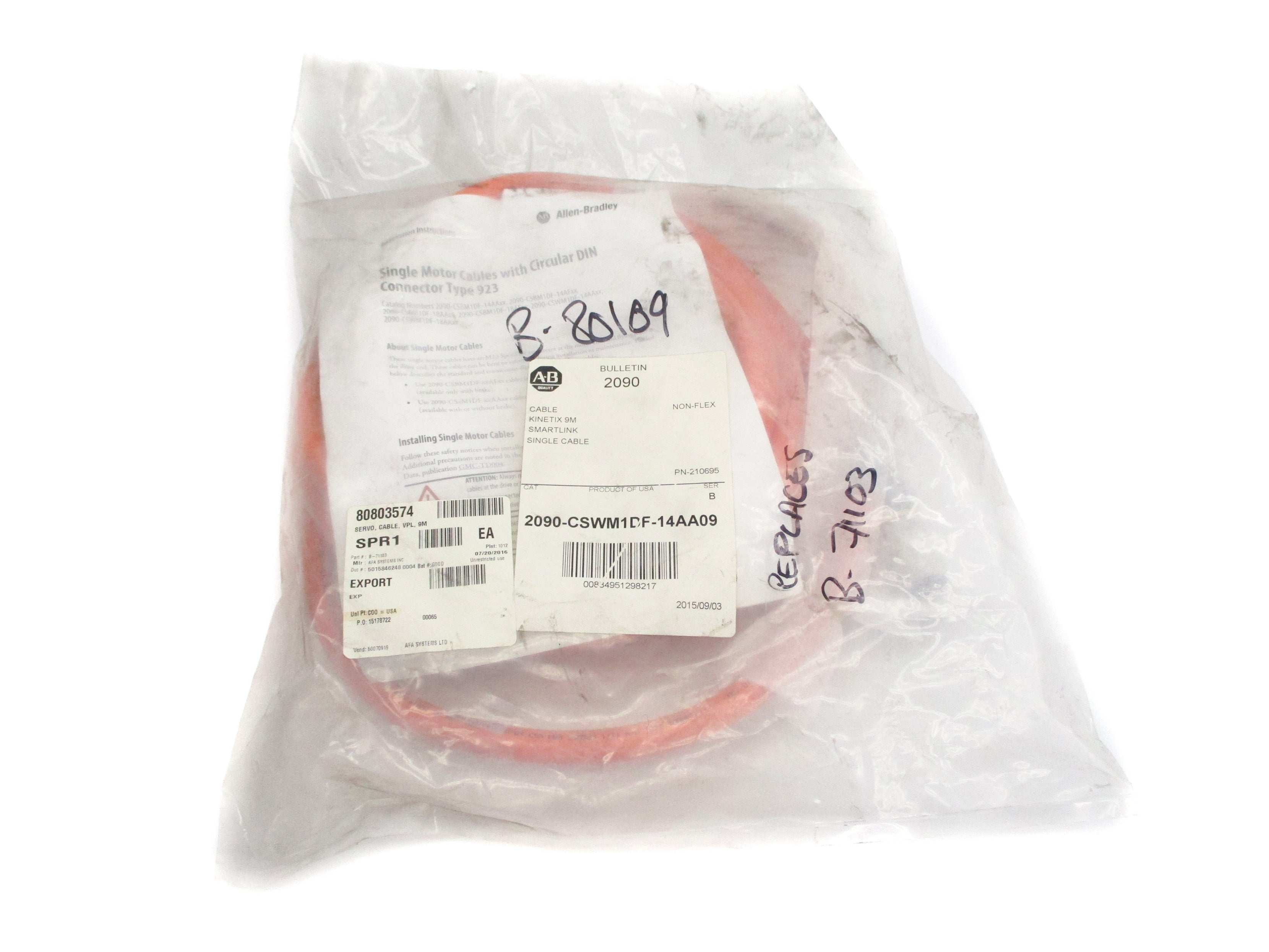 INDUSTRIAL SPARE PART 2090-CSWM1DF-14AA09 SER. B NSMP
