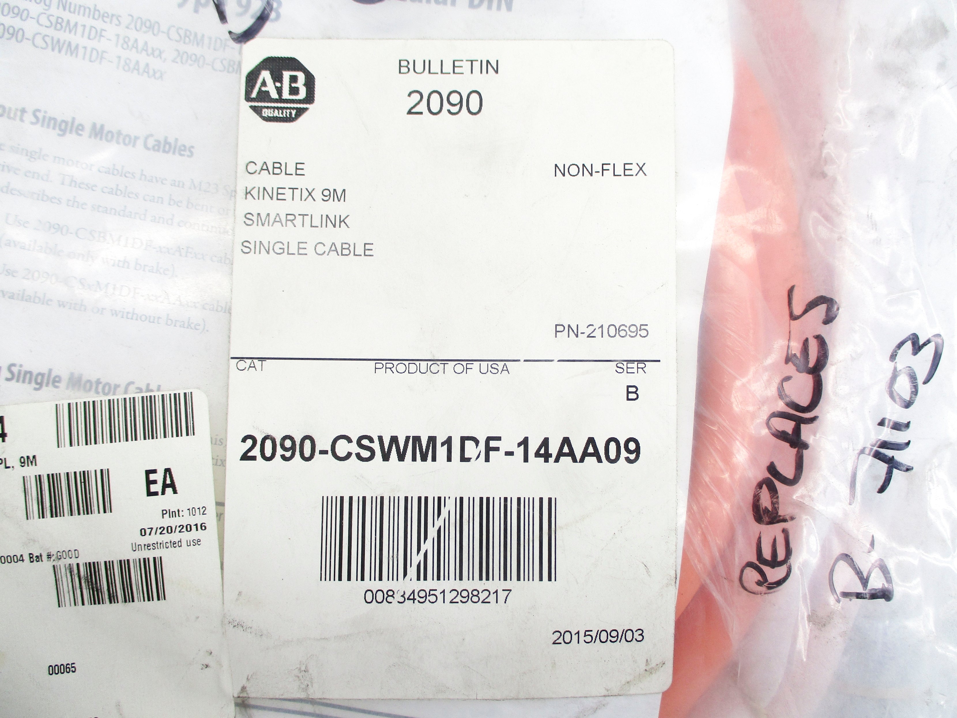 INDUSTRIAL SPARE PART 2090-CSWM1DF-14AA09 SER. B NSMP
