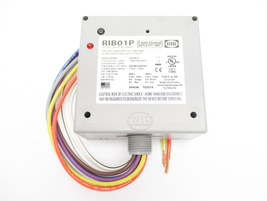 RIB RIB01P 2ETC1 120VAC 20A NSMP