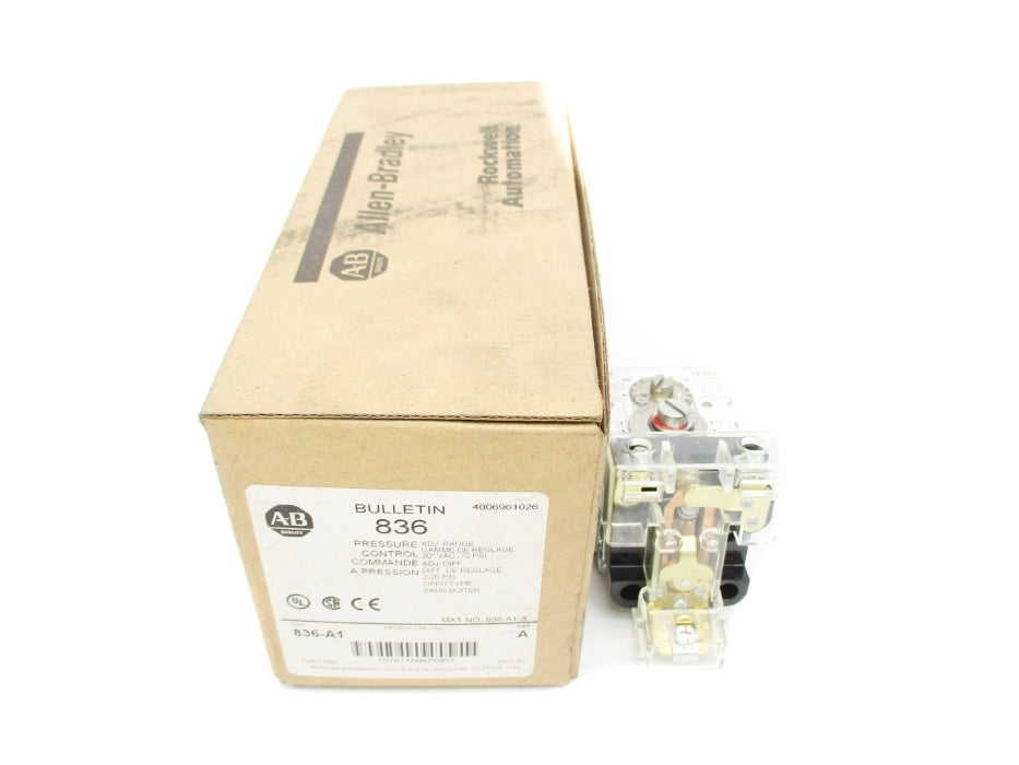 INDUSTRIAL SPARE PART 836-A1 SER. A 30"VAC-75PSI (BR/WH) NSMP