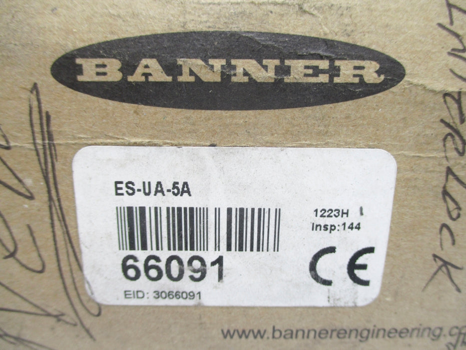 BANNER ENGINEERING ES-UA-5A 66091 115VAC NSMP