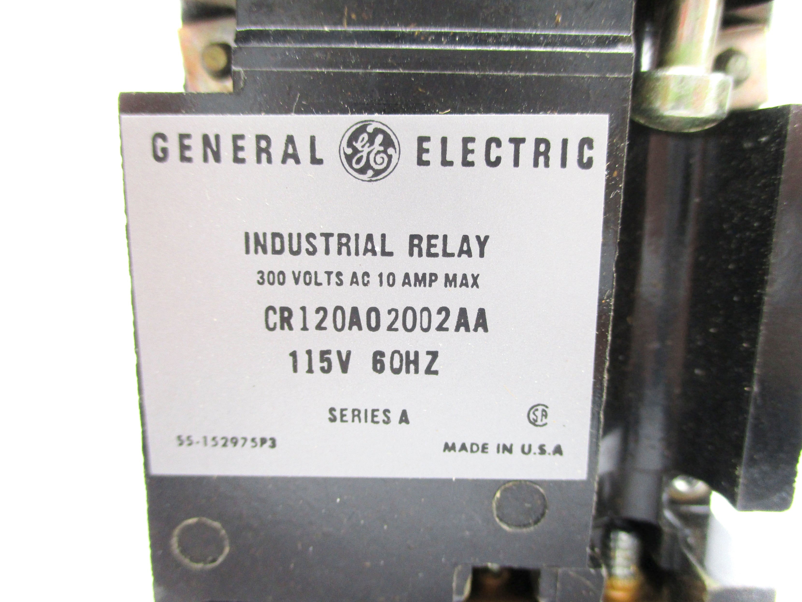 GENERAL ELECTRIC CR120A02002AA SER. A 115V 10A NSNP