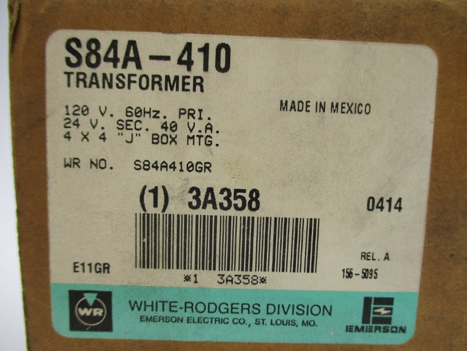 WHITE-RODGERS S84A-410 3A358 120V NSMP