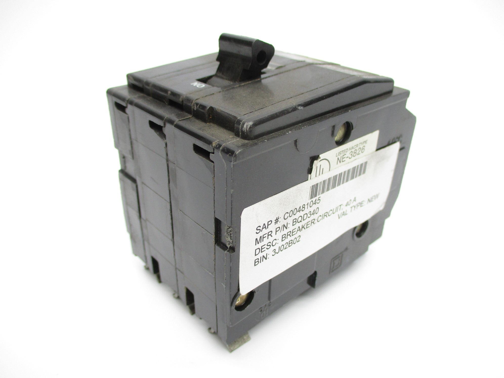 SQUARE D QO340 40A 240VAC UNMP