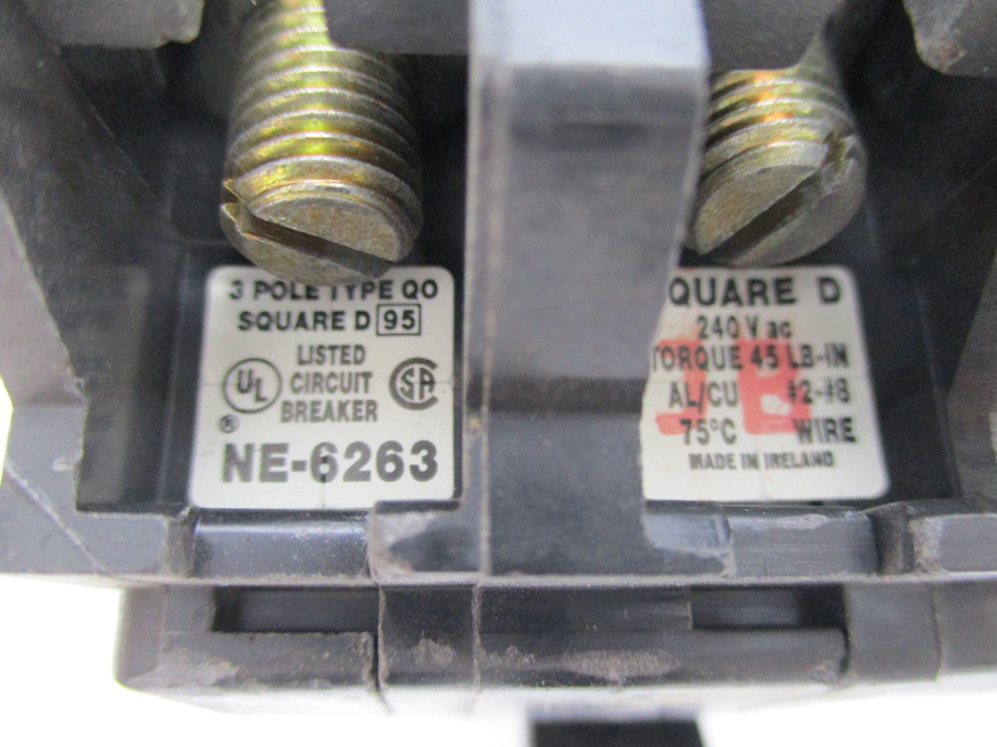 SQUARE D QO340 40A 240VAC UNMP