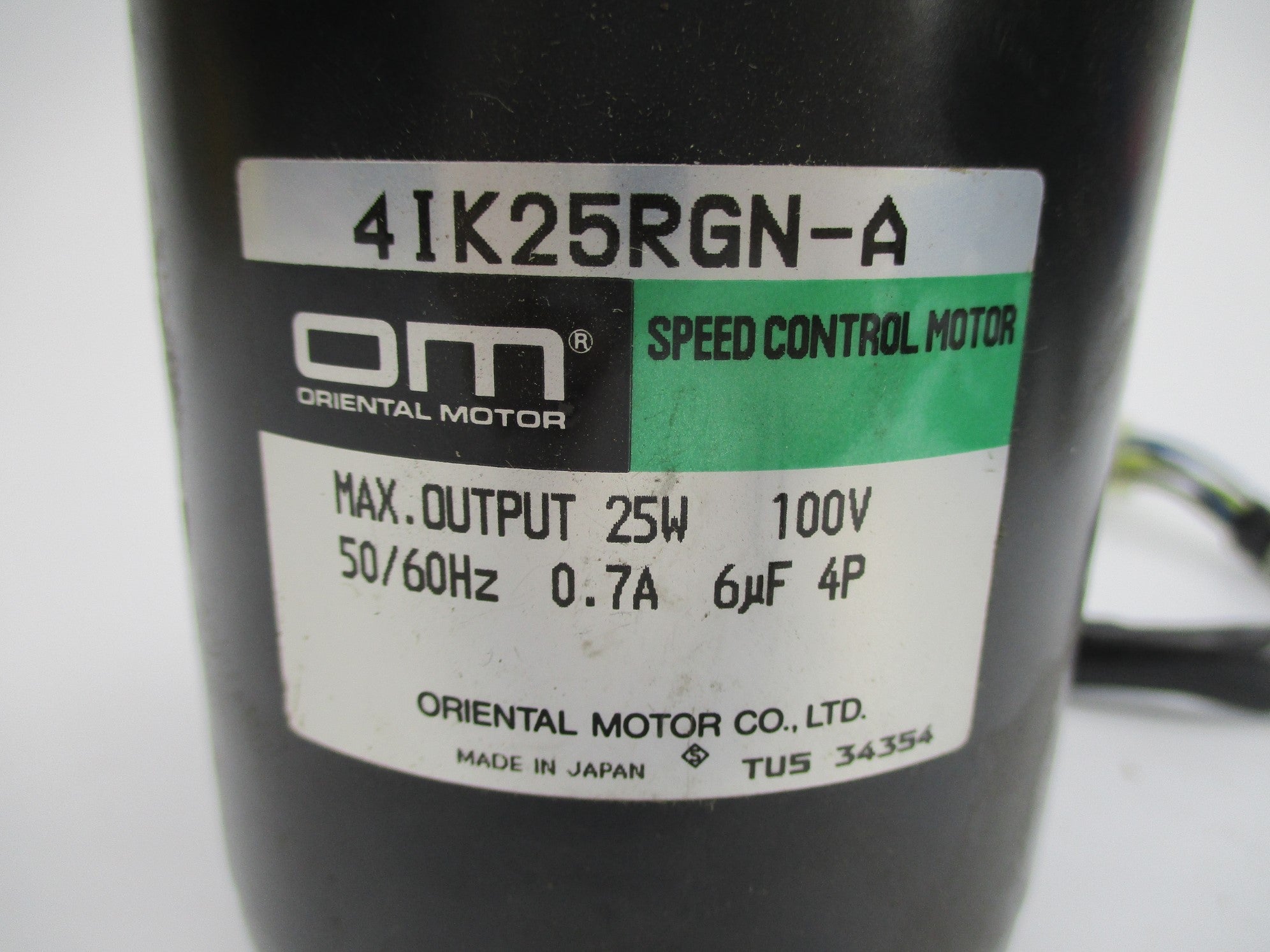 ORIENTAL MOTOR 4IK25RGN-A 100V 0.7A NSNP