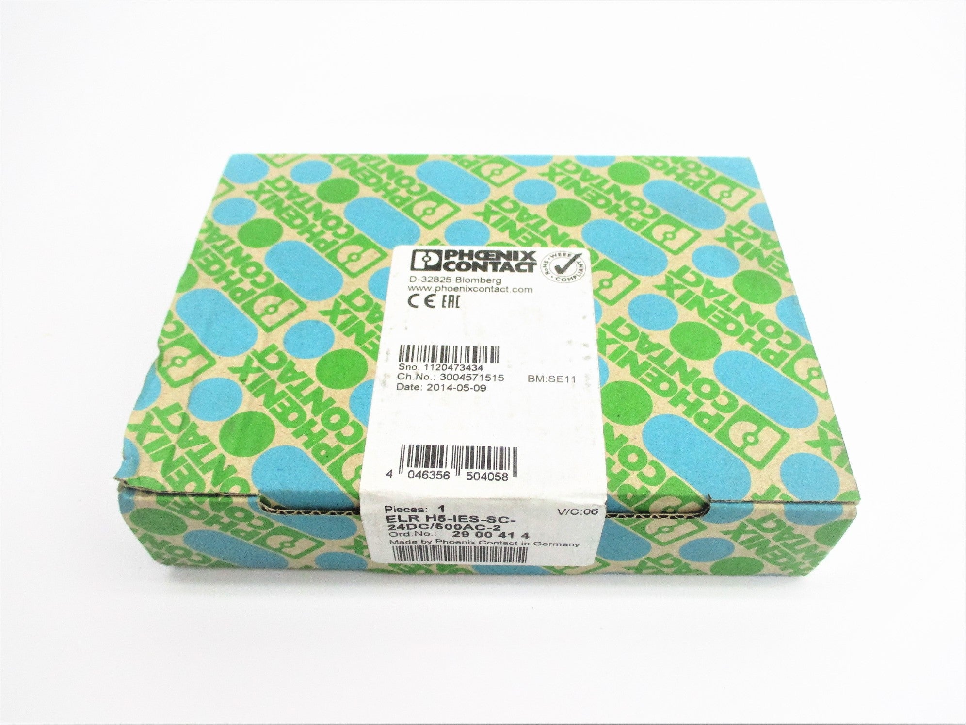 PHOENIX CONTACT ELRH5-IES-SC-24DC/500AC-2 2900414 NSFS