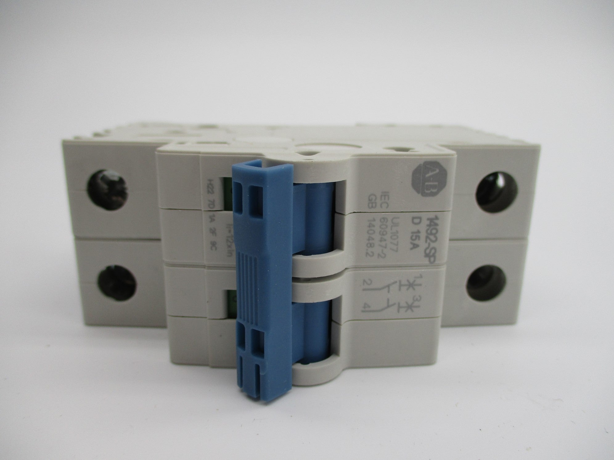 ALLEN BRADLEY 1492-SPM2D150 SER. D 15A 440VAC NSMP