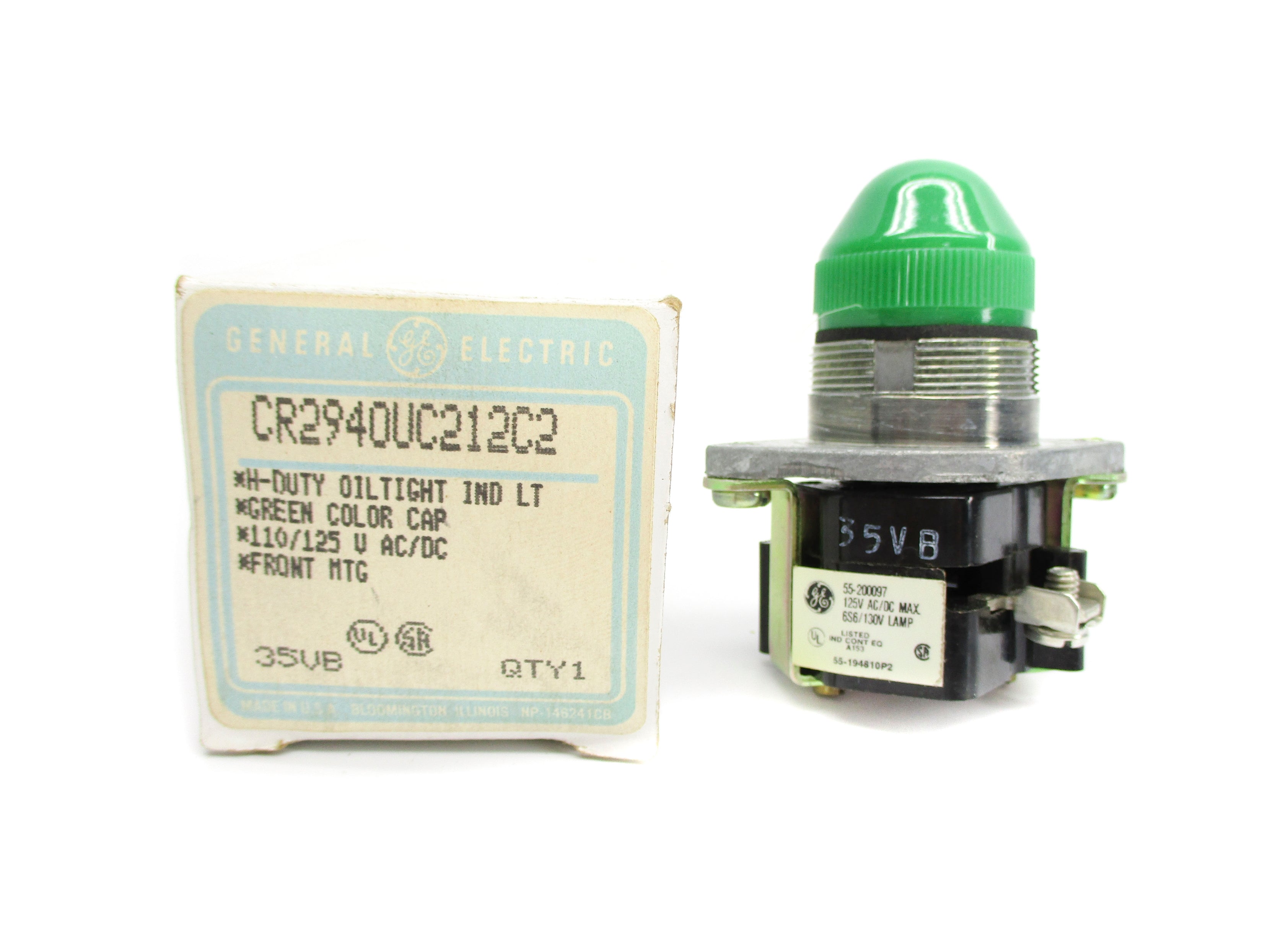 GENERAL ELECTRIC CR2940UC212C2 110/125VAC/DC NSMP
