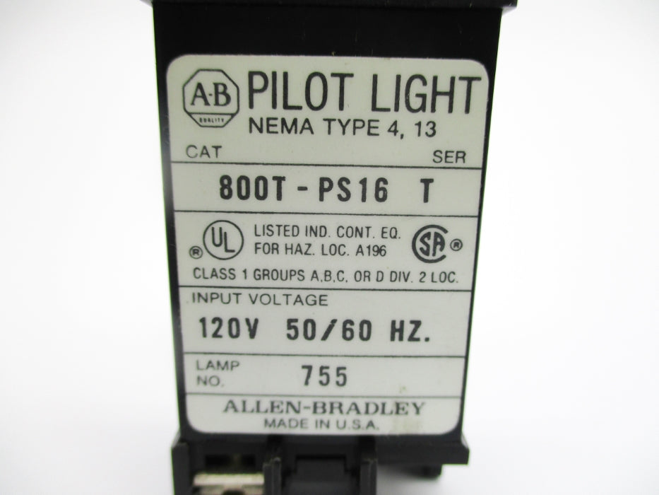 INDUSTRIAL SPARE PART 800T-PS16A SER. T NSNP