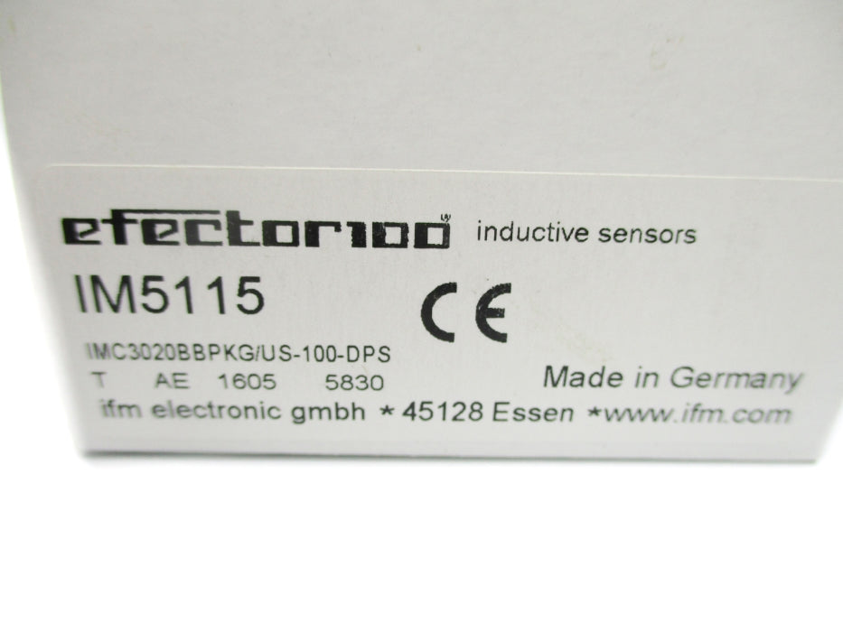 IFM EFECTOR IMC3020BBPKG/US-100-DPS IM5115 10-36VDC NSMP