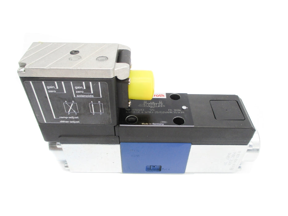 REXROTH 4WRBAE6W18J-20/G24N9K31/A1M 0811404153 9VDC NSNP