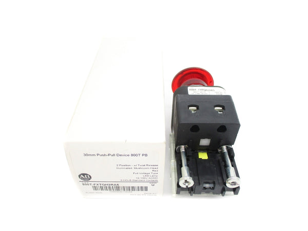 ALLEN BRADLEY 800T-FXTQH2RA5 SER. U 12-130VAC/DC (WH) NSMP