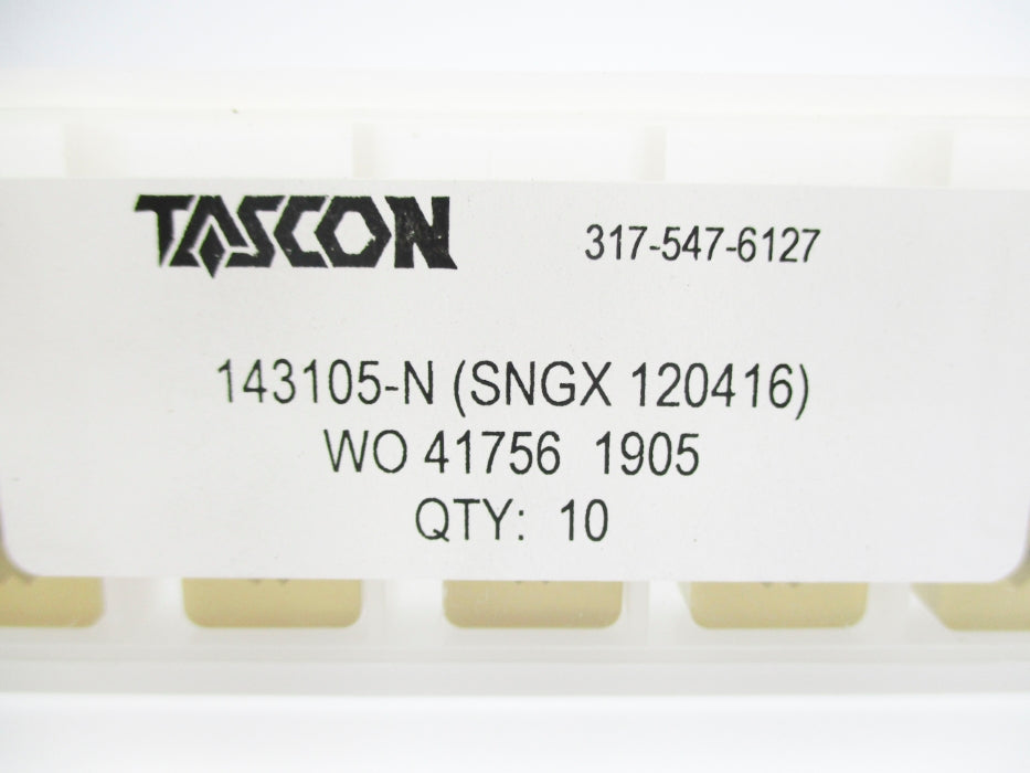 TASCON 143105-N(SNGX-120416) (PKG OF 10) NSMP