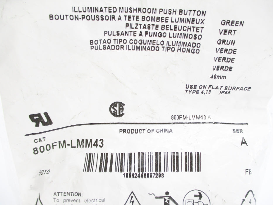 INDUSTRIAL SPARE PART 800FM-LMM43 SER. A NSMP
