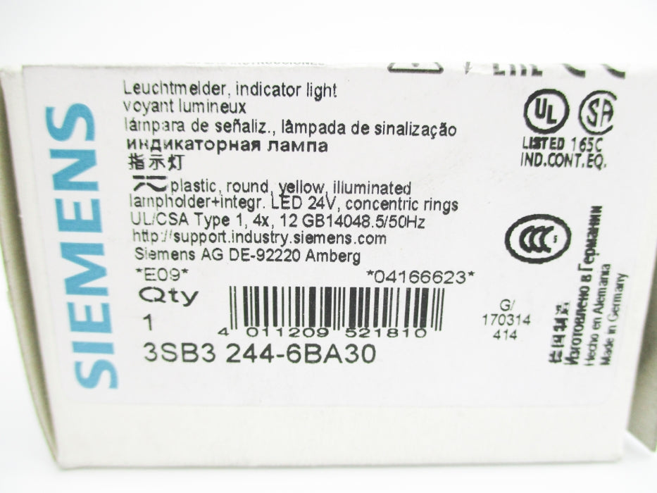 SIEMENS 3SB3244-6BA30 NSMP