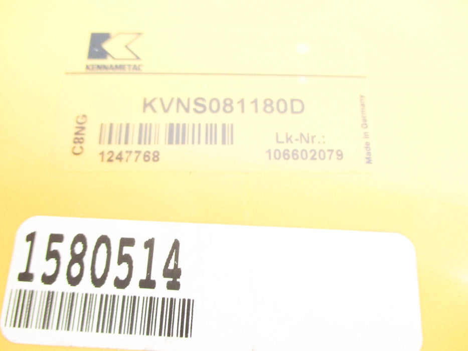 KENNAMETAL KVNS081180D 106602079 NSMP
