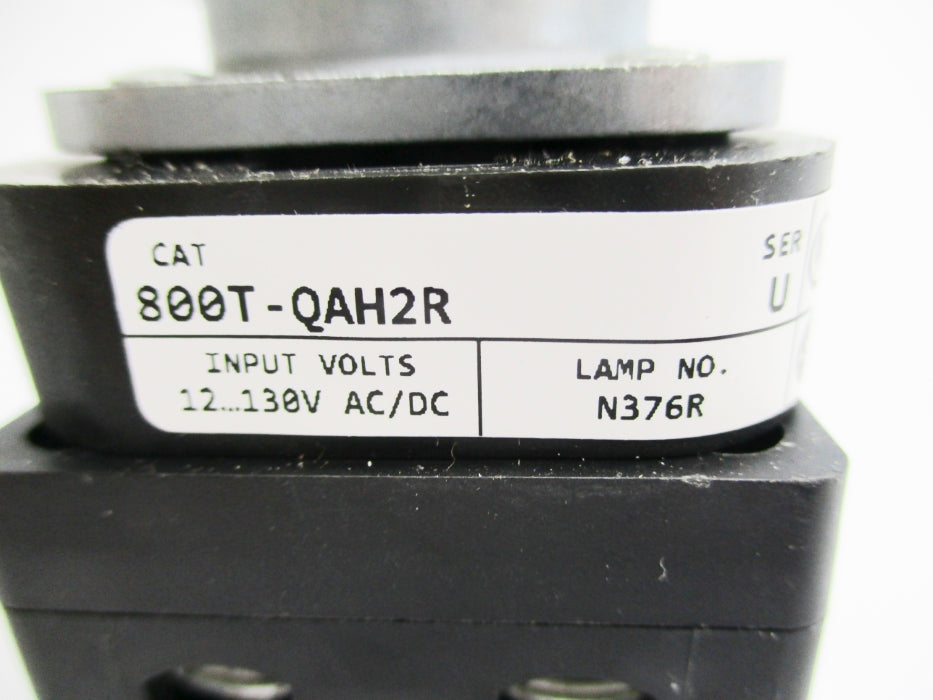 ALLEN BRADLEY 800T-QAH2R SER. U 12-130VAC NSNP