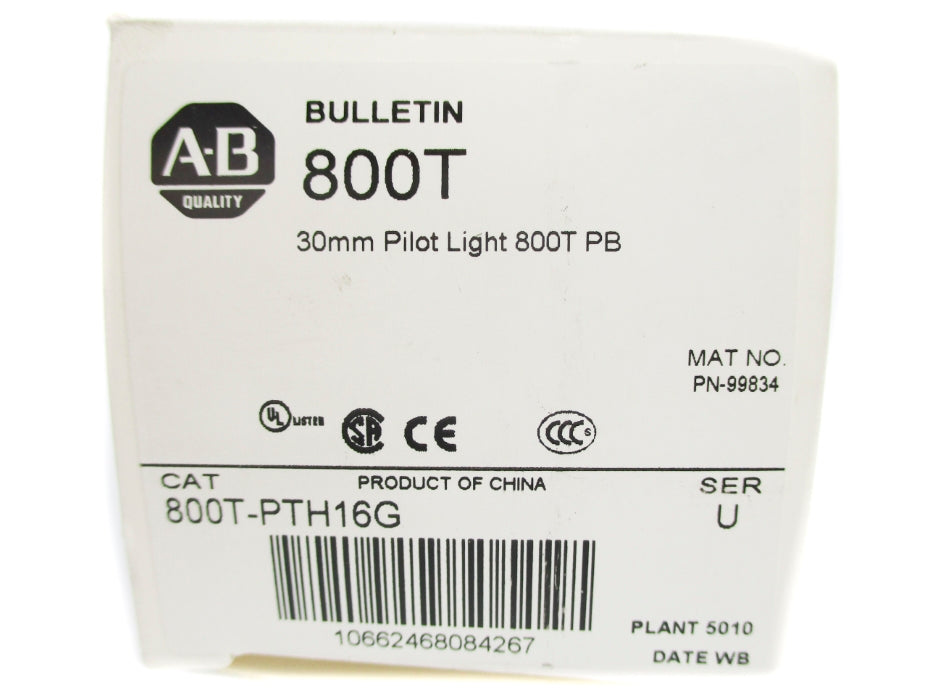 INDUSTRIAL SPARE PART 800T-PTH16G SER. U (WH) NSMP
