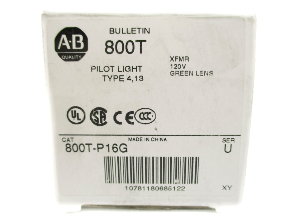 INDUSTRIAL SPARE PART 800T-P16G SER. U 120V (WH) NSMP