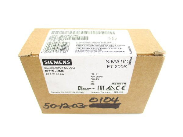 SIEMENS 6ES7138-4FA05-0AB0 24VDC NSFS