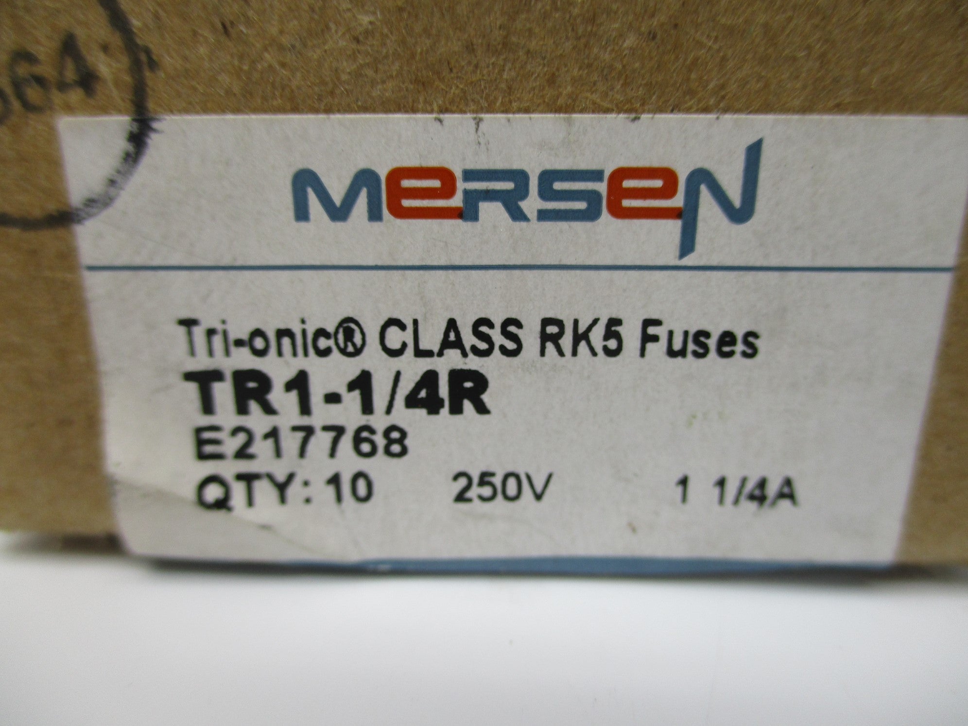 MERSEN TR1-1/4R 1-1/4A 250VAC (PKG OF 10) NSMP