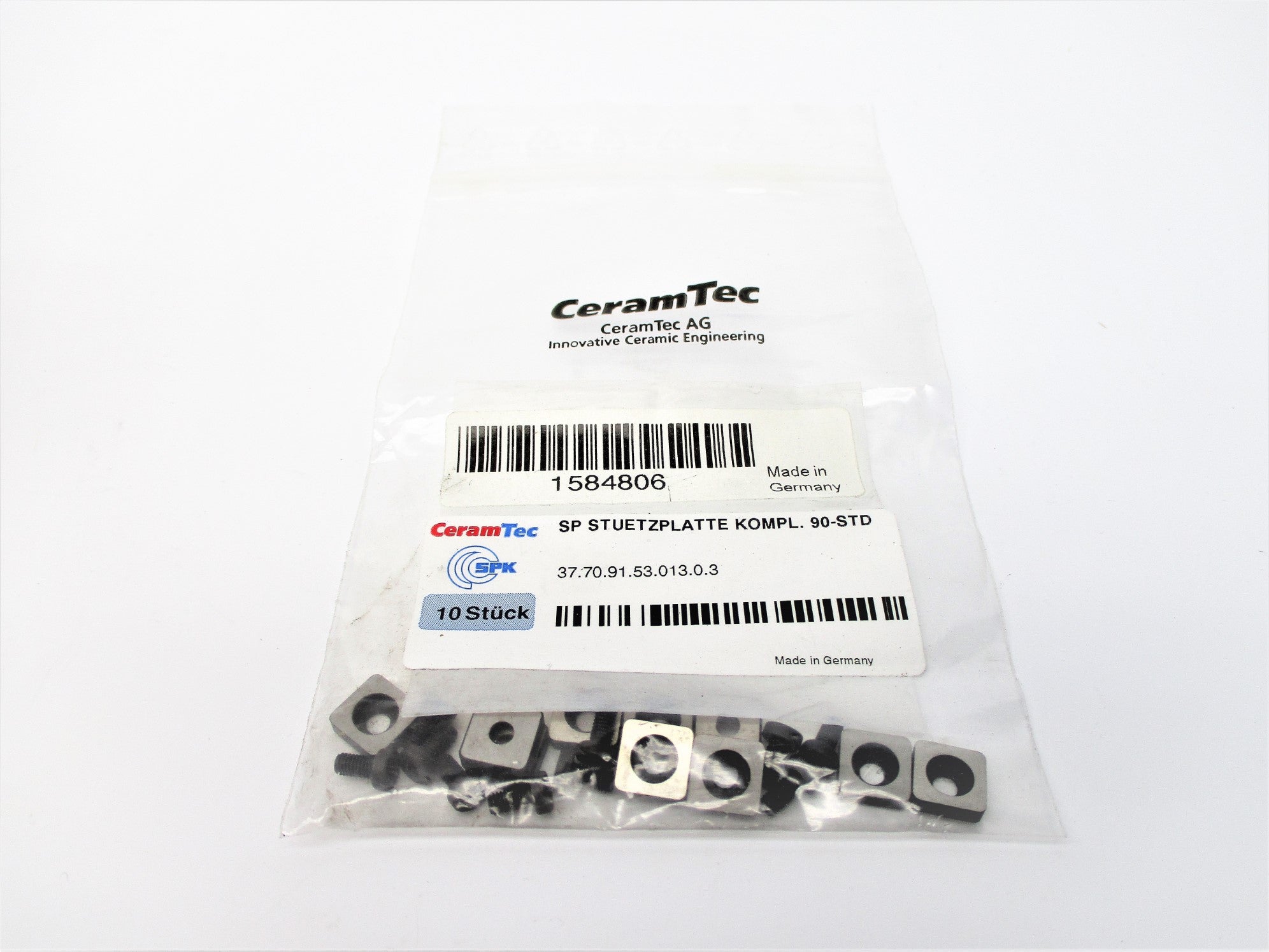 CERAMTEC 37.70.91.53.013.0.3 1584806 (PKG OF 10) NSMP