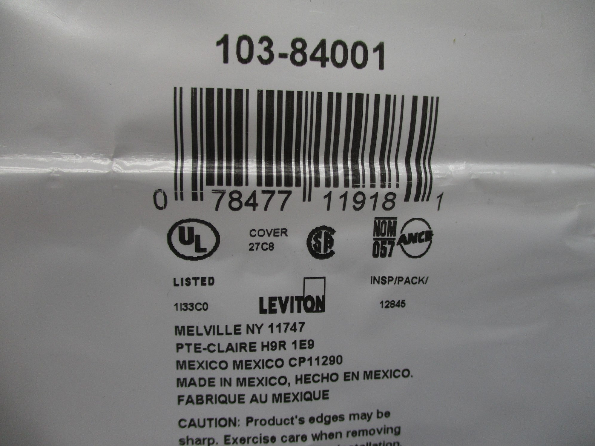 LEVITON 103-84001 NSMP