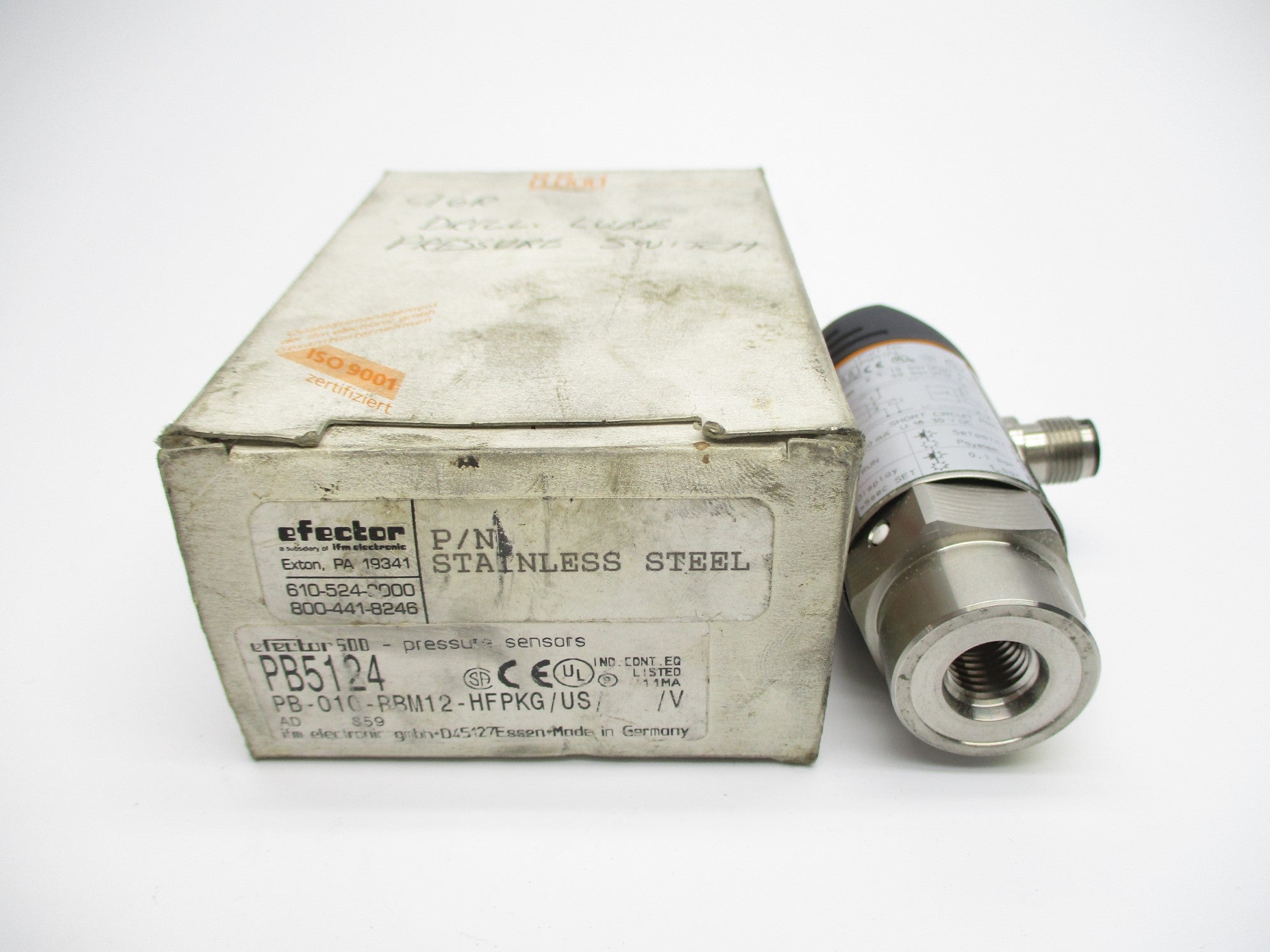 IFM EFECTOR PB-010-BBM12-HFPKG/US//V PB5124 NSMP