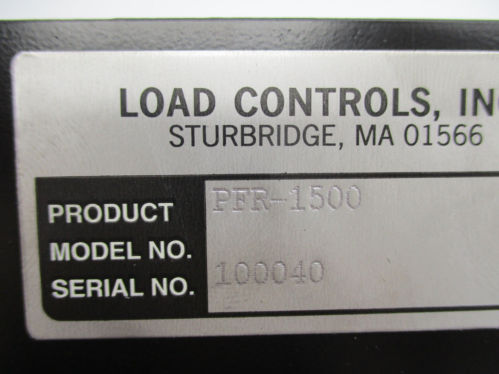 LOAD CONTROLS PFR-1500 UNMP