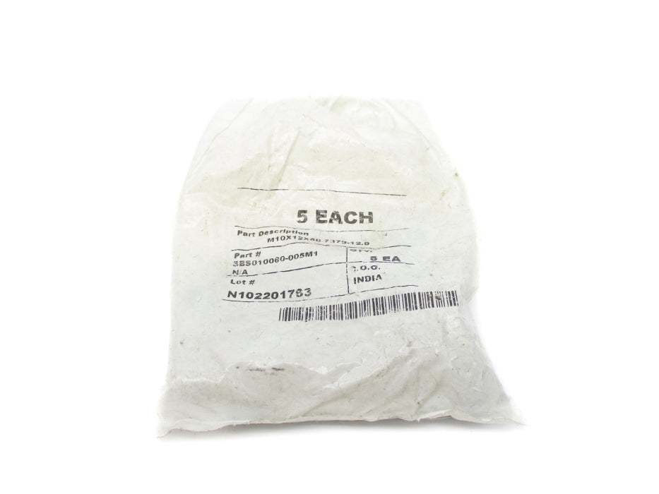 SPARE PART M10X12X60 7379-12.9 SBS010060-005M1 (PKG OF 5) NSMP