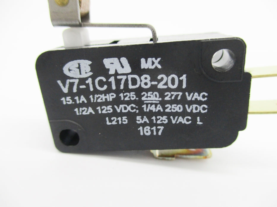 MICRO SWITCH V7-1C17D8-201 277VAC 15.1A NSNP