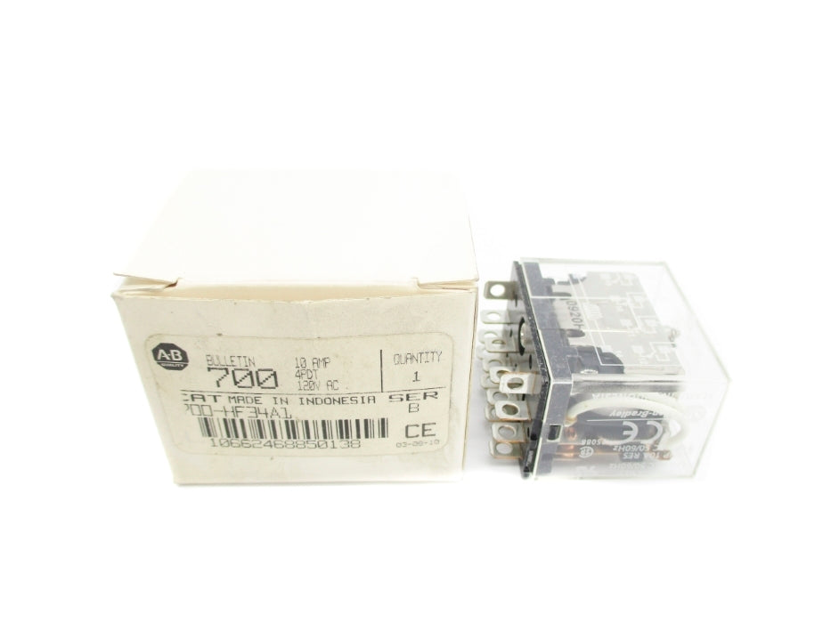 ALLEN BRADLEY 700-HF34A1 SER. B 120VAC 10A (WH) NSMP