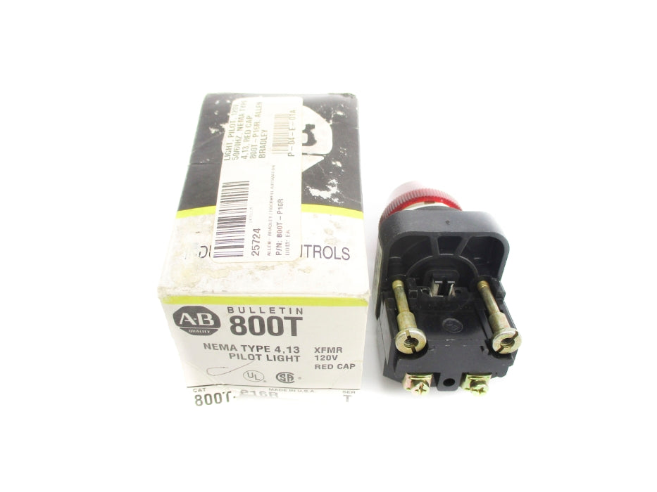 ALLEN BRADLEY 800T-P16R SER. T 120V (BK/YL) NSMP