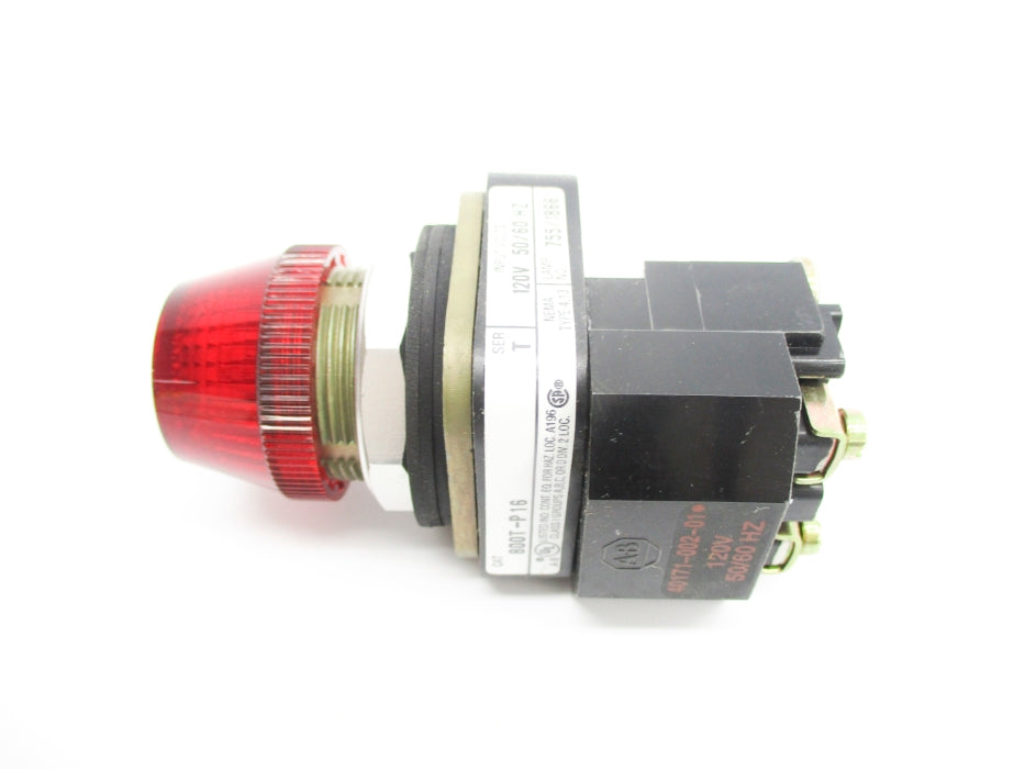 ALLEN BRADLEY 800T-P16R SER. T 120V (BK/YL) NSMP