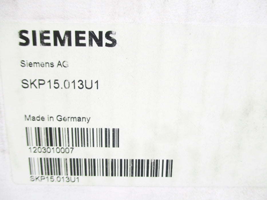 SIEMENS SKP15.013U1 120V 2A NSMP