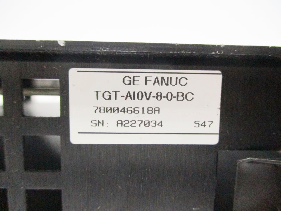 GE FANUC TGT-A10V-8-0-BC UNMP