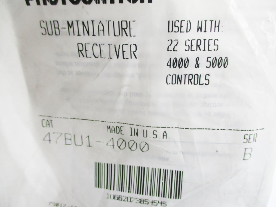 INDUSTRIAL SPARE PART 47BU1-4000 SER. B NSMP