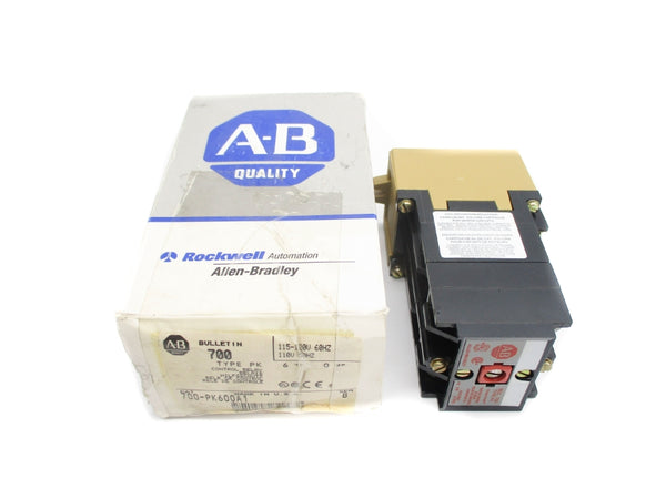 ALLEN BRADLEY 700-PK600A1 SER. B 110/115-120V (GY/BL) NSMP
