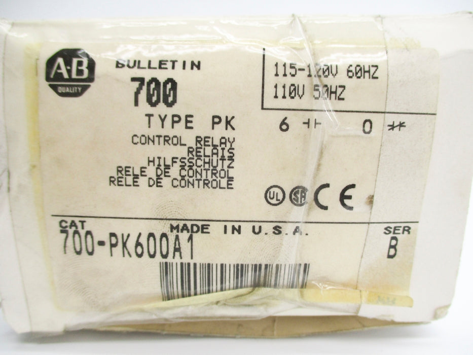INDUSTRIAL SPARE PART 700-PK600A1 SER. B 110/115-120V (GY/BL) NSMP